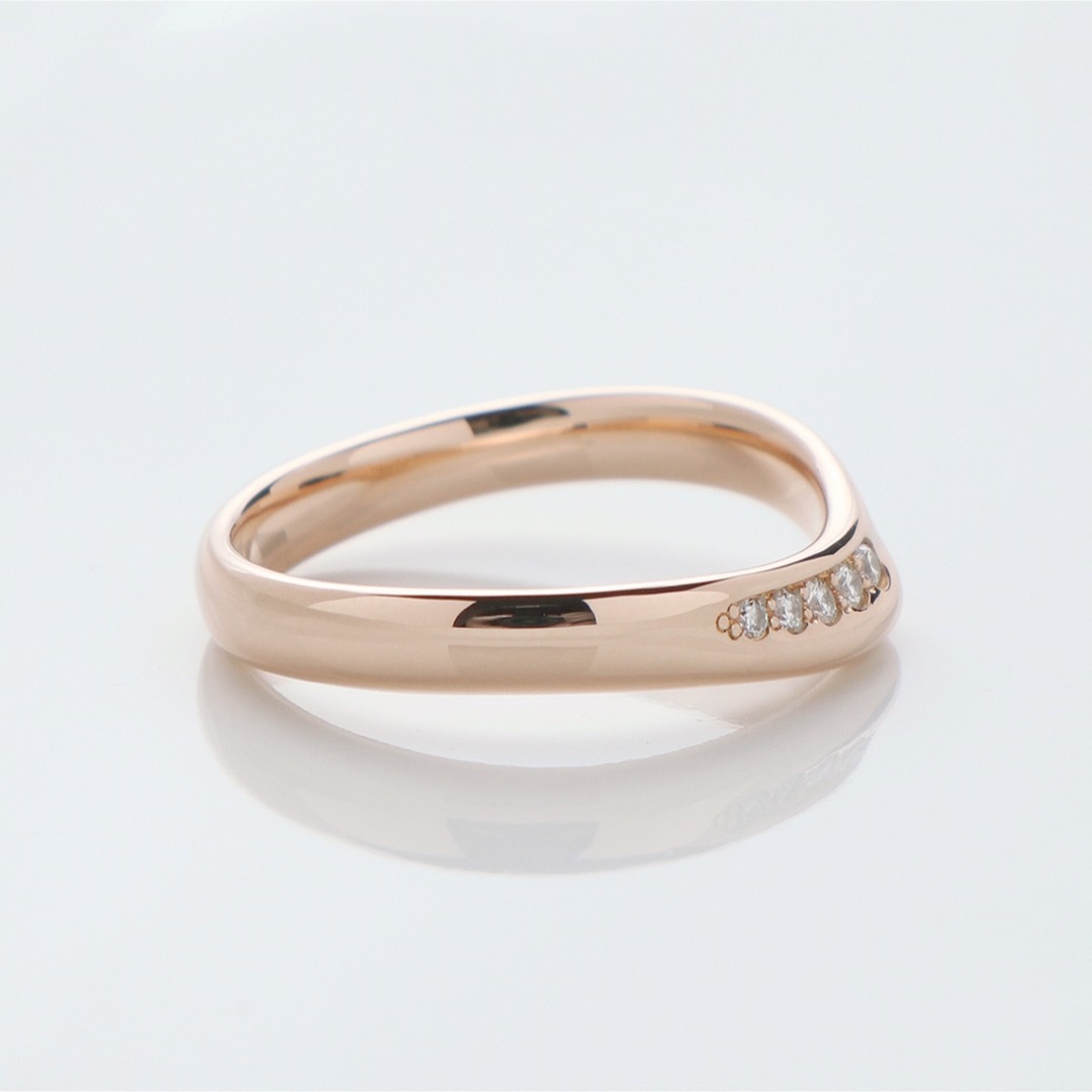 Tiffany & Co. - 極美品 ティファニー オープンハート バンド リング