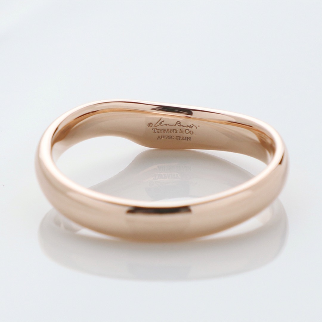 Tiffany & Co. - 極美品 ティファニー オープンハート バンド リング