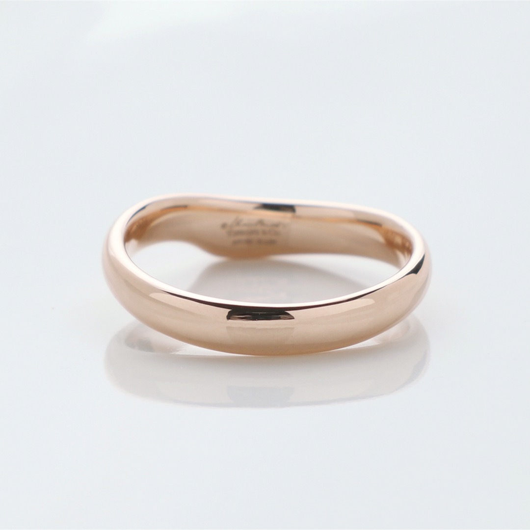 Tiffany & Co. - 極美品 ティファニー オープンハート バンド リング