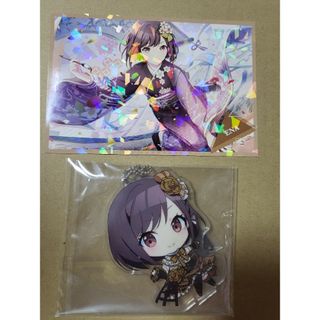 プロセカ ラッキーくじ 東雲絵名 特典ポストカード アクリルスタンドキーチェーン(キーホルダー)