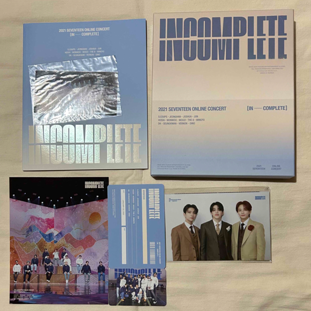 seventeen セブチ incomplete Blu-ray 日本語字幕つき