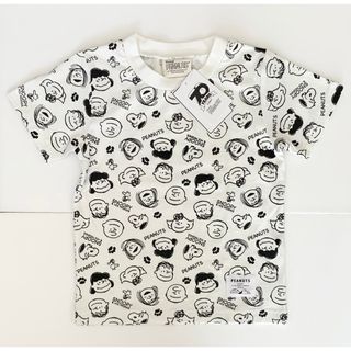 スラップスリップ(SLAP SLIP)の【新品】スラップスリップ　スヌーピー総柄　半袖Tシャツ　120cm    (Tシャツ/カットソー)