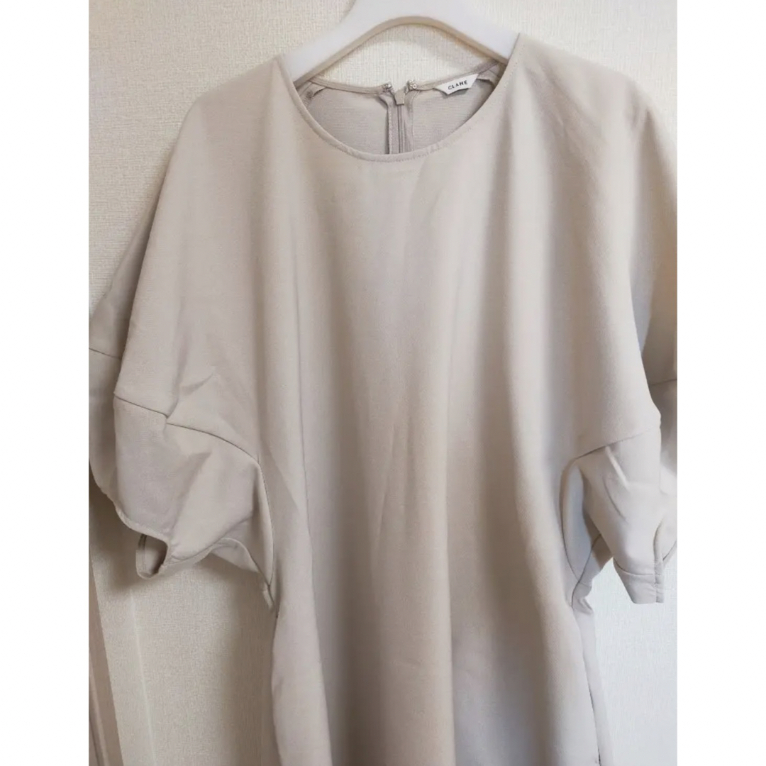 CLANE - クラネ LANTERN SLEEVE FLARE ONE PIECE アイボリーの通販 by