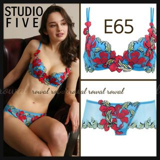 ワコール(Wacoal)の◆STUDIO FIVEスタディオファイブ　ブラ&ショーツ　E65　花様年華◆(ブラ&ショーツセット)