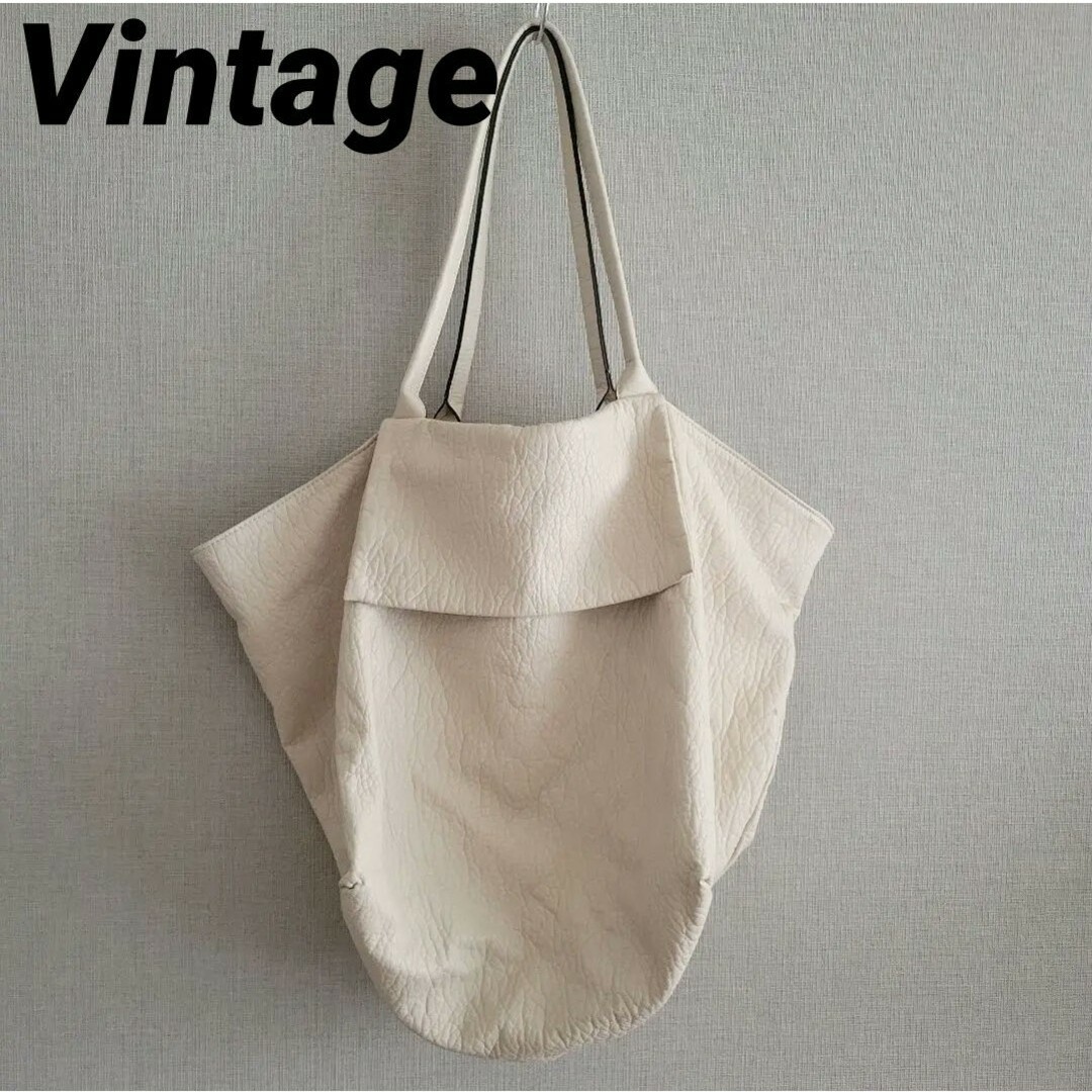 Maison Martin Margiela - Vintage古着 オフホワイト レザートート