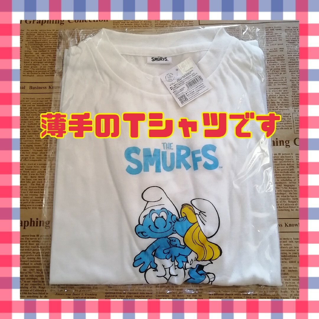 スマーフT　Smurfs  白色XL