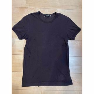 ドルチェアンドガッバーナ(DOLCE&GABBANA)のドルチェ&ガッバーナ　メンズダメージTシャツ　46(Tシャツ/カットソー(半袖/袖なし))