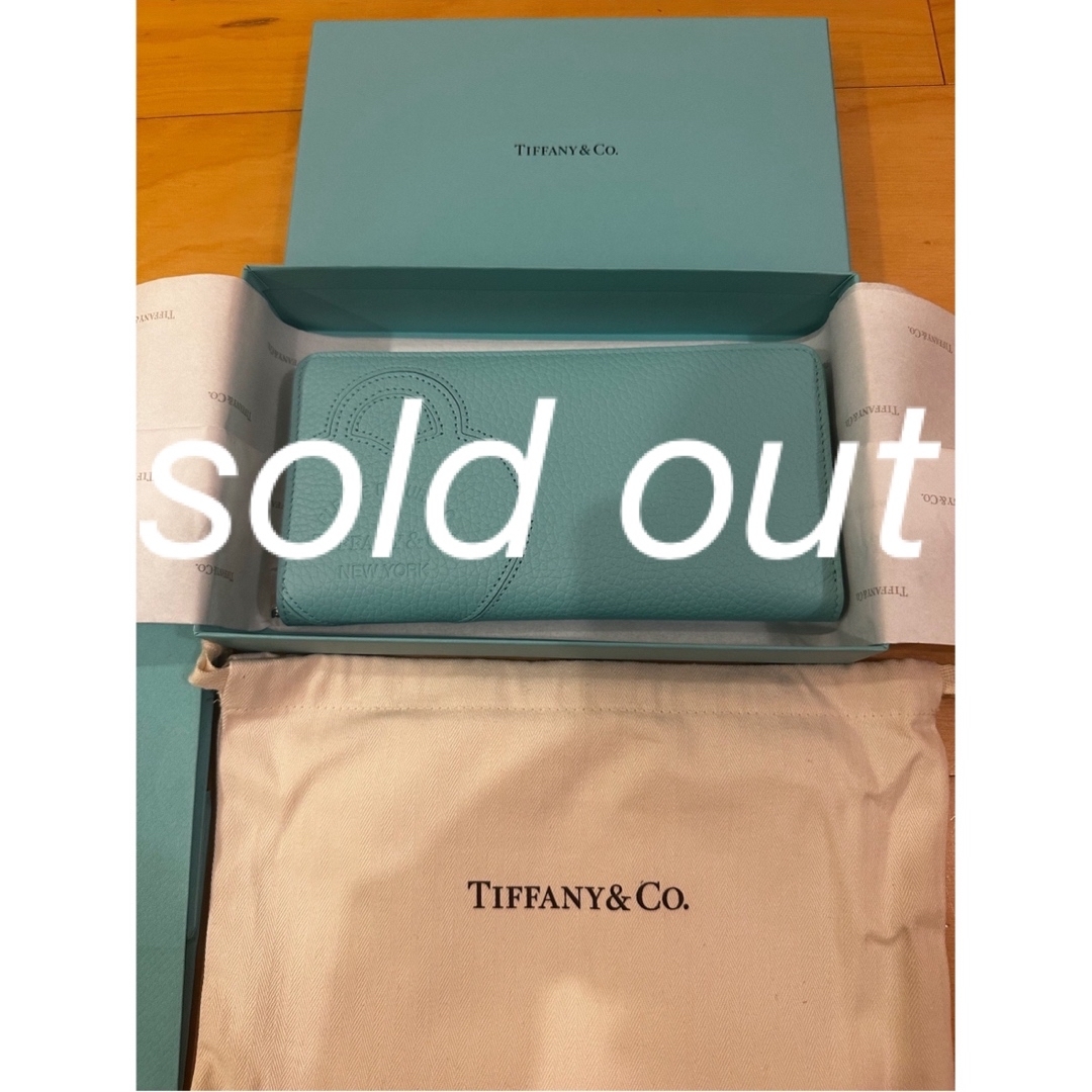 Tiffany \u0026 Co(ティファニー)ラージ ジップ ウォレット　長財布