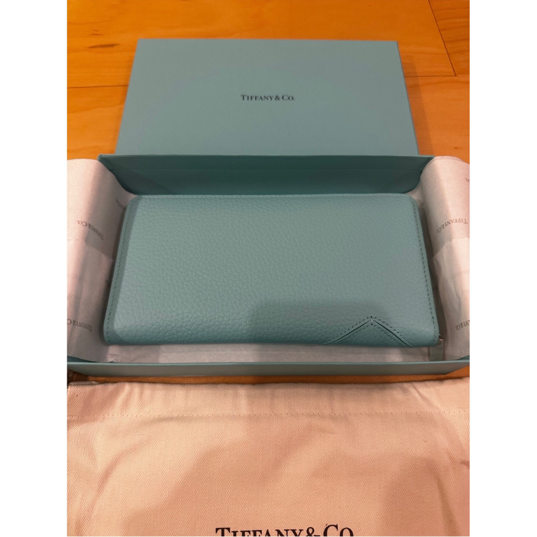 Tiffany \u0026 Co(ティファニー)ラージ ジップ ウォレット　長財布