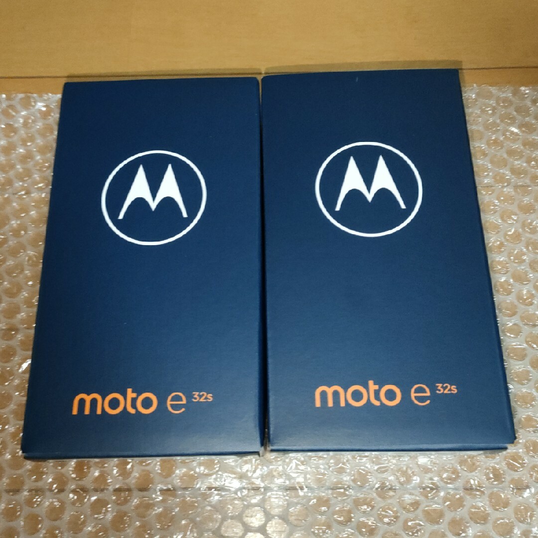 スマートフォン/携帯電話2台セット MOTOROLA moto e32s Slate Gray グレー