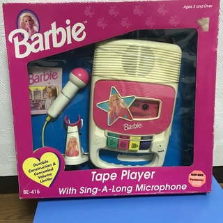 Barbie 新品　予約有り　カラオケセット　箱無し希望(ポータブルプレーヤー)