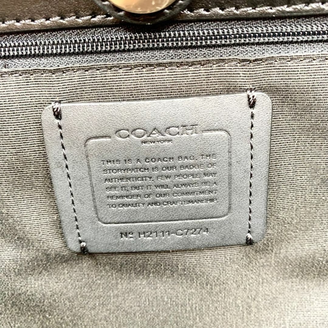 サイズ本体新品 COACH コーチ トートバッグ シグネチャー C7274 ブラウン