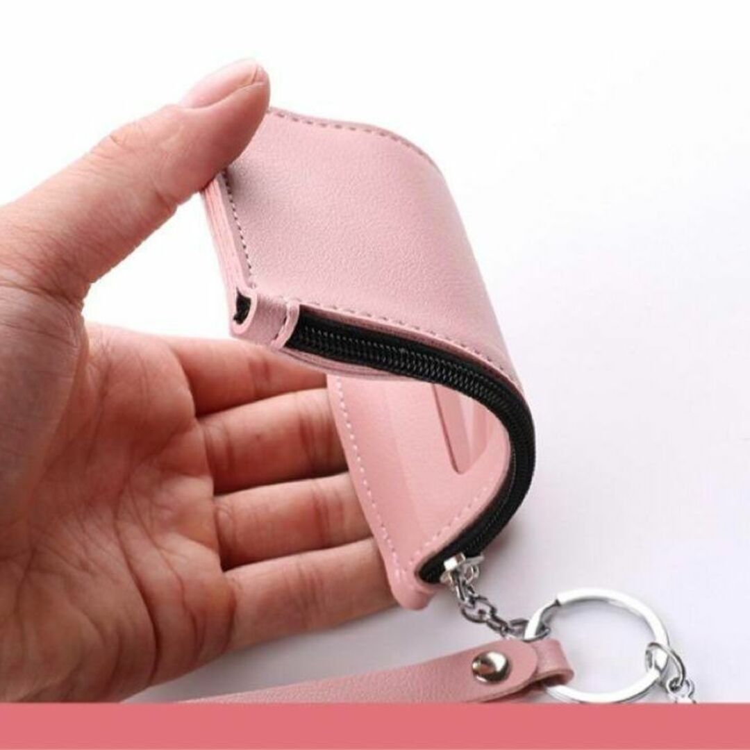 格安 ファッション キーホルダー カード バッグ ストラップ ピンク