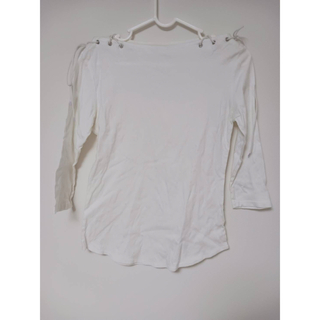 ミッシェルクラン(MICHEL KLEIN)の【最終価格】肩がレースアップのTシャツ(Tシャツ(長袖/七分))