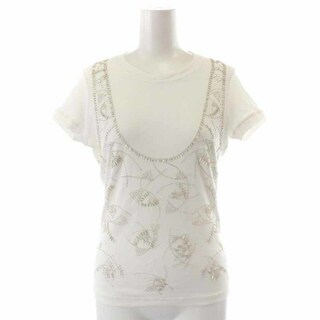 クリスチャンディオール(Christian Dior)のクリスチャンディオール Tシャツ カットソー コットン F36 M 白(Tシャツ(半袖/袖なし))