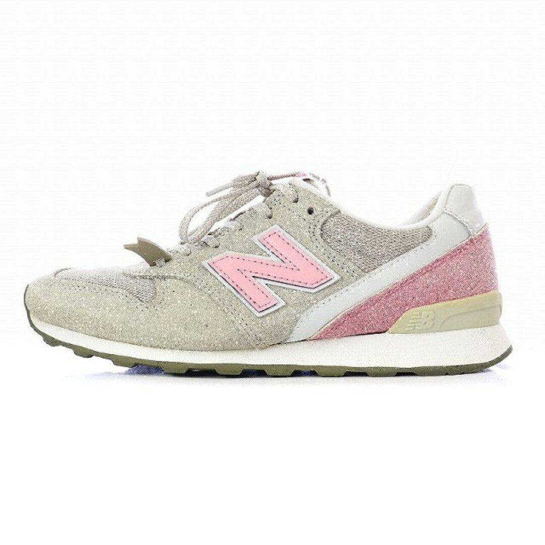 New Balance(ニューバランス)のニューバランス WR996GN スニーカー シューズ メッシュ スエード 6.5 レディースの靴/シューズ(スニーカー)の商品写真