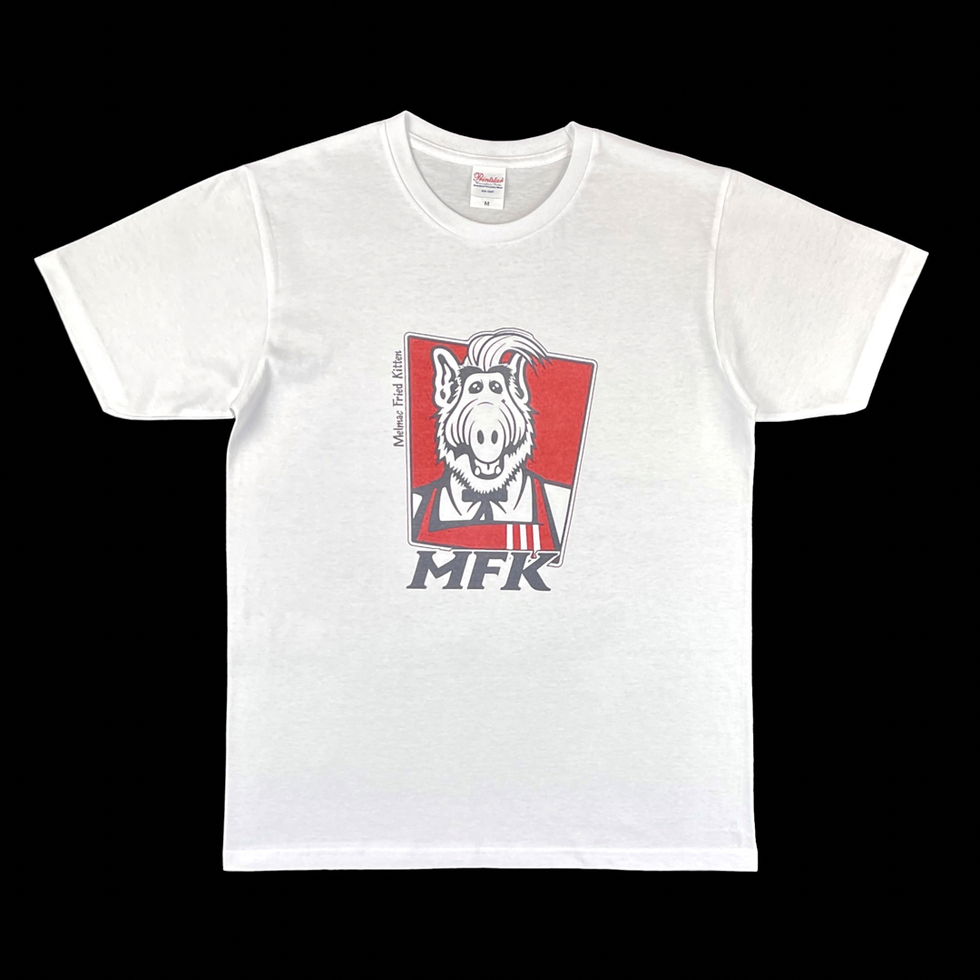 新品 ALF アルフ メルマック 宇宙人 KFC カーネルおじさん 白 Tシャツ メンズのトップス(Tシャツ/カットソー(半袖/袖なし))の商品写真