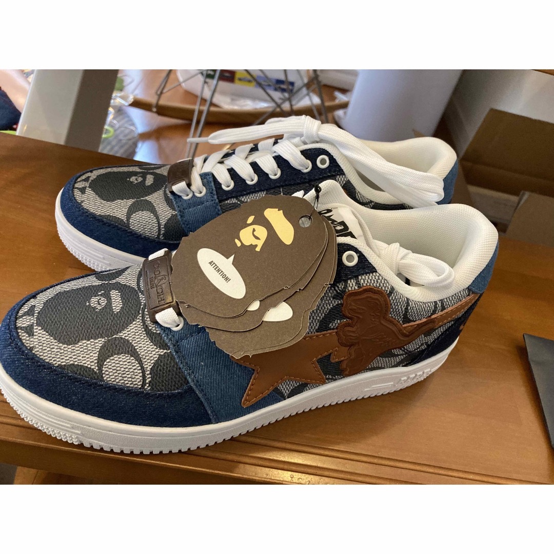 BAPE COACH  STA コラボ　スニーカー　25.5  新品　未使用 1