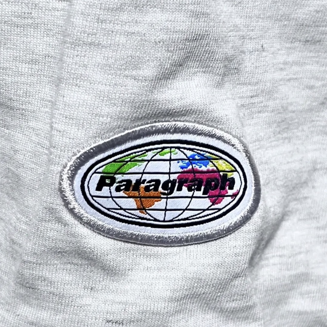 ✨サマーセール中✨Paragraphスマイルハッピー立体ロゴTシャツメランジ メンズのトップス(Tシャツ/カットソー(半袖/袖なし))の商品写真