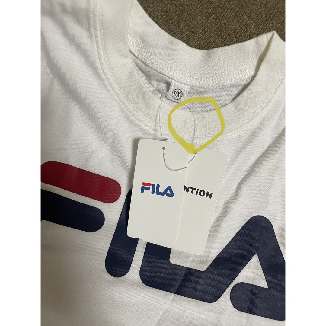 FILA(フィラ)のFILA 100【訳ありの為お値下げ！】 キッズ/ベビー/マタニティのキッズ服男の子用(90cm~)(Tシャツ/カットソー)の商品写真