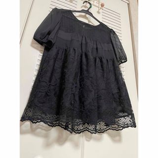 フランシュリッペ(franche lippee)の美品❣️フランシュリッペ★チュールだんだん半袖ブラウス(シャツ/ブラウス(半袖/袖なし))