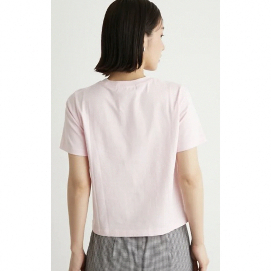 Lily Brown(リリーブラウン)のリリーブラウン　リリーベアTシャツ　ピンク　新品 レディースのトップス(Tシャツ(半袖/袖なし))の商品写真