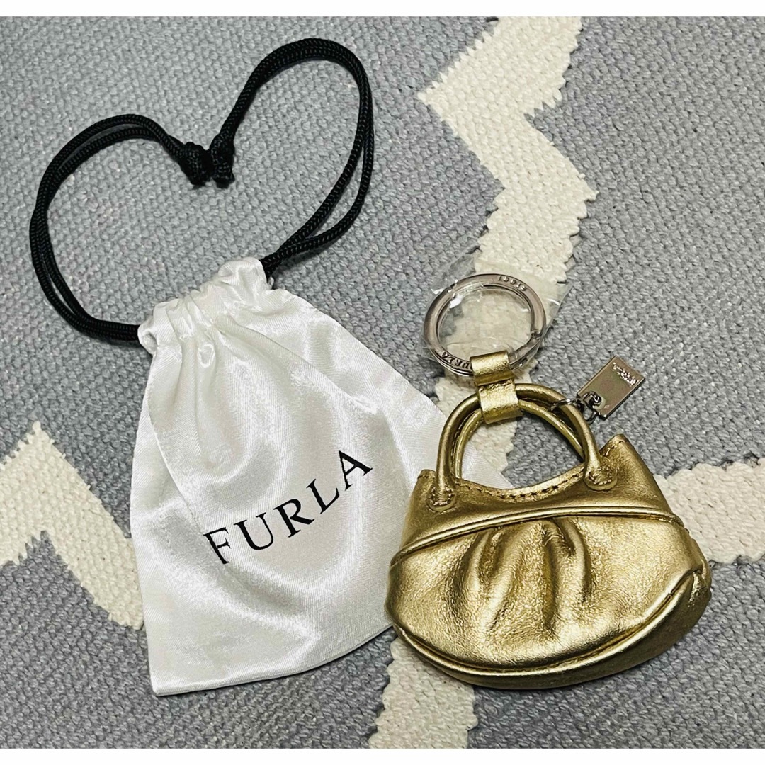 Furla(フルラ)の新品未使用　フルラ　FURLA バッグチャーム　キーホルダー　バッグ型チャーム　 ハンドメイドのファッション小物(バッグチャーム)の商品写真