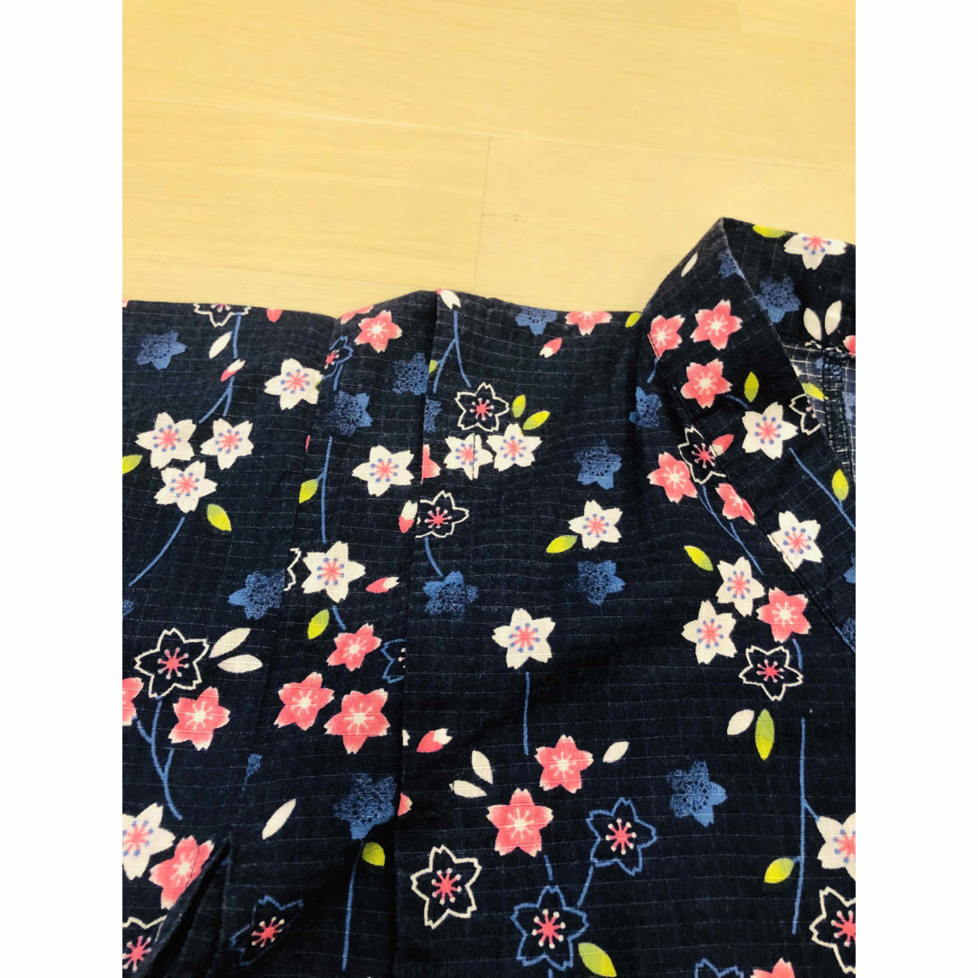 motherways(マザウェイズ)の【m様専用】motherways  浴衣 キッズ  100～110 キッズ/ベビー/マタニティのキッズ服女の子用(90cm~)(甚平/浴衣)の商品写真