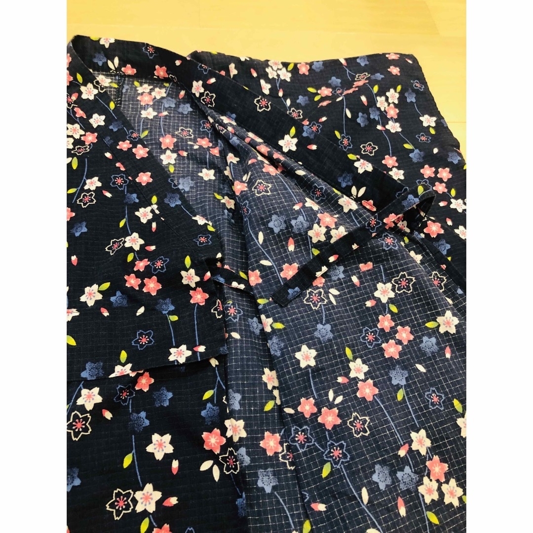 motherways(マザウェイズ)の【m様専用】motherways  浴衣 キッズ  100～110 キッズ/ベビー/マタニティのキッズ服女の子用(90cm~)(甚平/浴衣)の商品写真