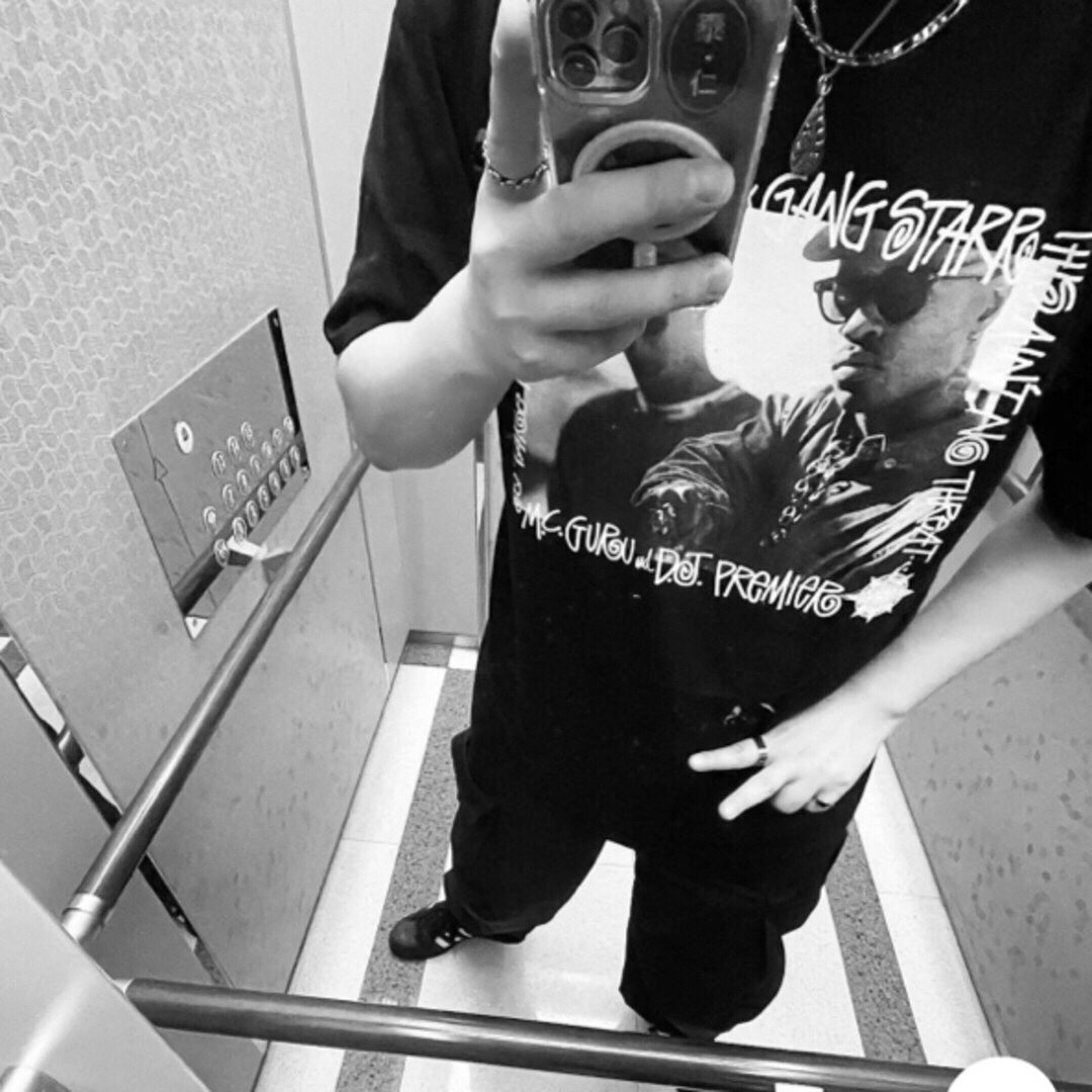 STUSSY(ステューシー)のSTUSSY  GANG STARR TAKE IT PERSONAL TEE メンズのトップス(Tシャツ/カットソー(半袖/袖なし))の商品写真