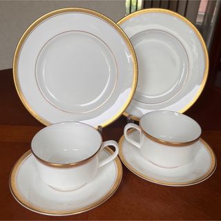 ロイヤルウースター(Royal Worcester)の【未使用美品】ロイヤルウースター★エンパイア★トリオ　ペア(食器)