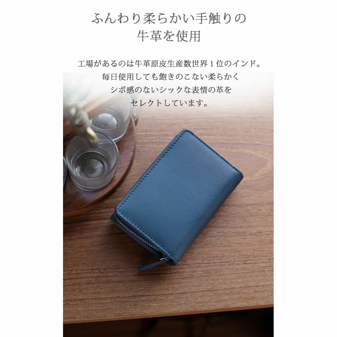 【色: ブラック】[mieno] キーケース レディース メンズ スマートキー対 メンズのバッグ(その他)の商品写真