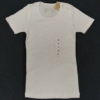 ムジルシリョウヒン(MUJI (無印良品))の無印良品 オーガニックコットン フライス編み クルーネック Tシャツ 婦人 XS(Tシャツ(半袖/袖なし))