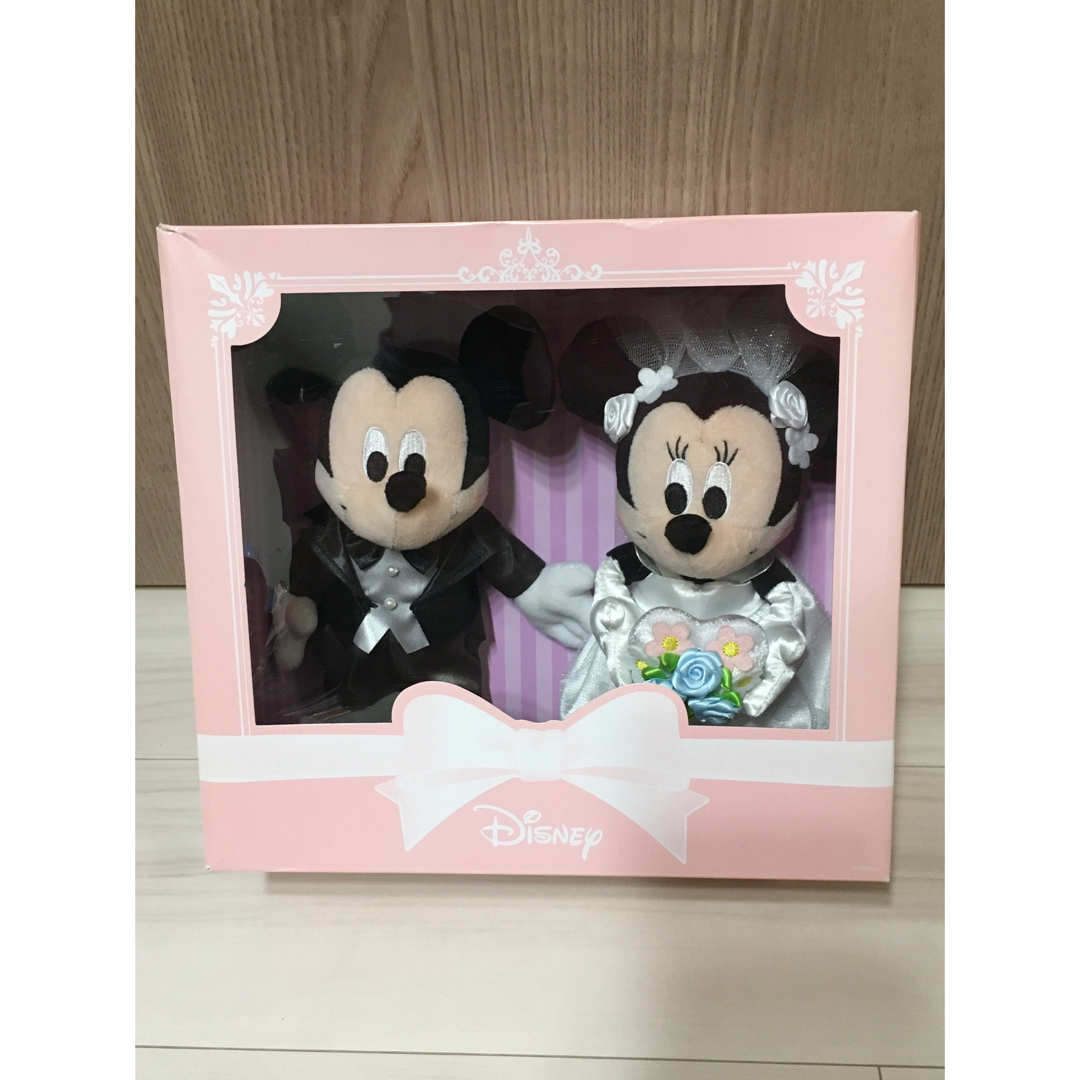 Disney(ディズニー)のミッキーマウス&ミニーマウス　ウエディング　ぬいぐるみ キッズ/ベビー/マタニティのおもちゃ(ぬいぐるみ/人形)の商品写真