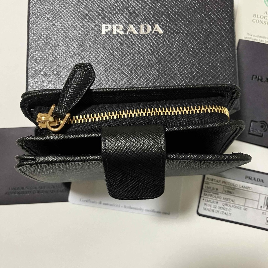 新品未使用 PRADA サフィアーノレザー 財布 - 折り財布