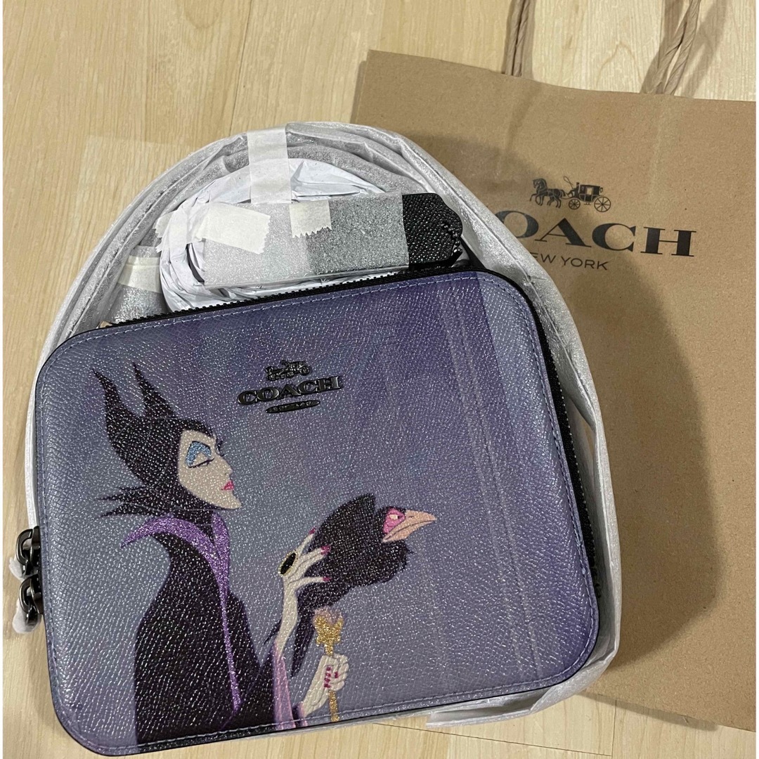 COACH ショルダーバッグ CC376 QB/M2 ヴィランズ マレフィセント