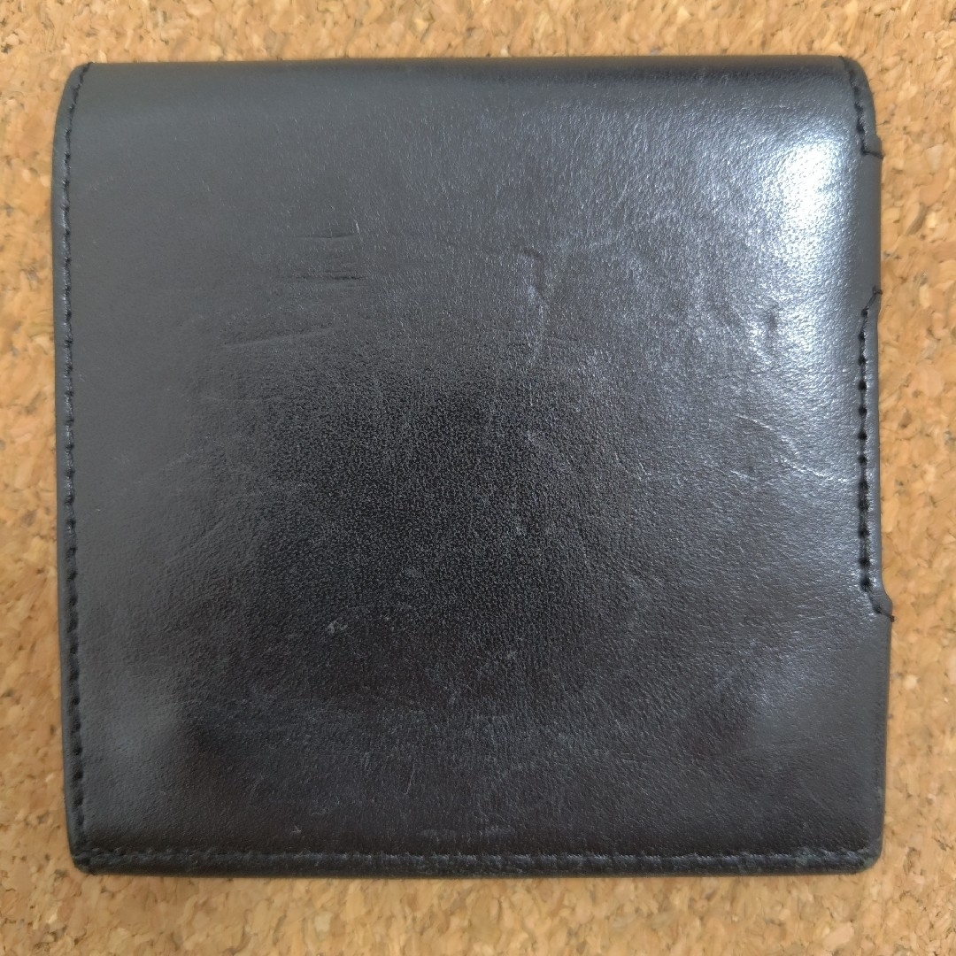 abrAsus(アブラサス)のabrAsus薄い財布　ブラック＋ブルー メンズのファッション小物(折り財布)の商品写真
