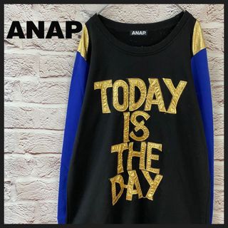 アナップ(ANAP)のANAP Tシャツ　ロンT メンズ　レディース　[ Free ](Tシャツ(長袖/七分))