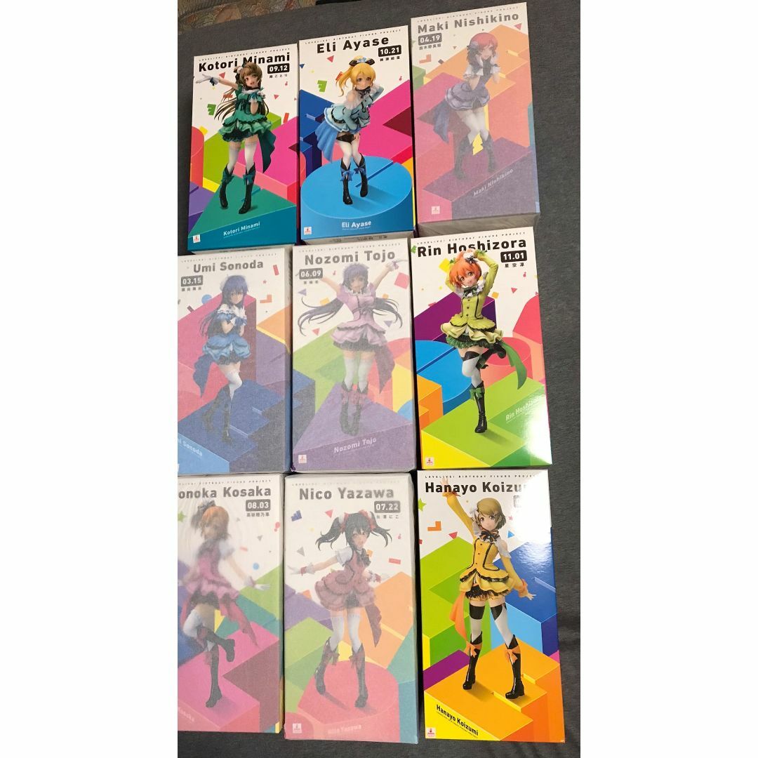 ラブライブ Birthday Figure Project 9人全セット　μ's Love Live μ's Birthday Figure Project Lot of 9 Set | eBay