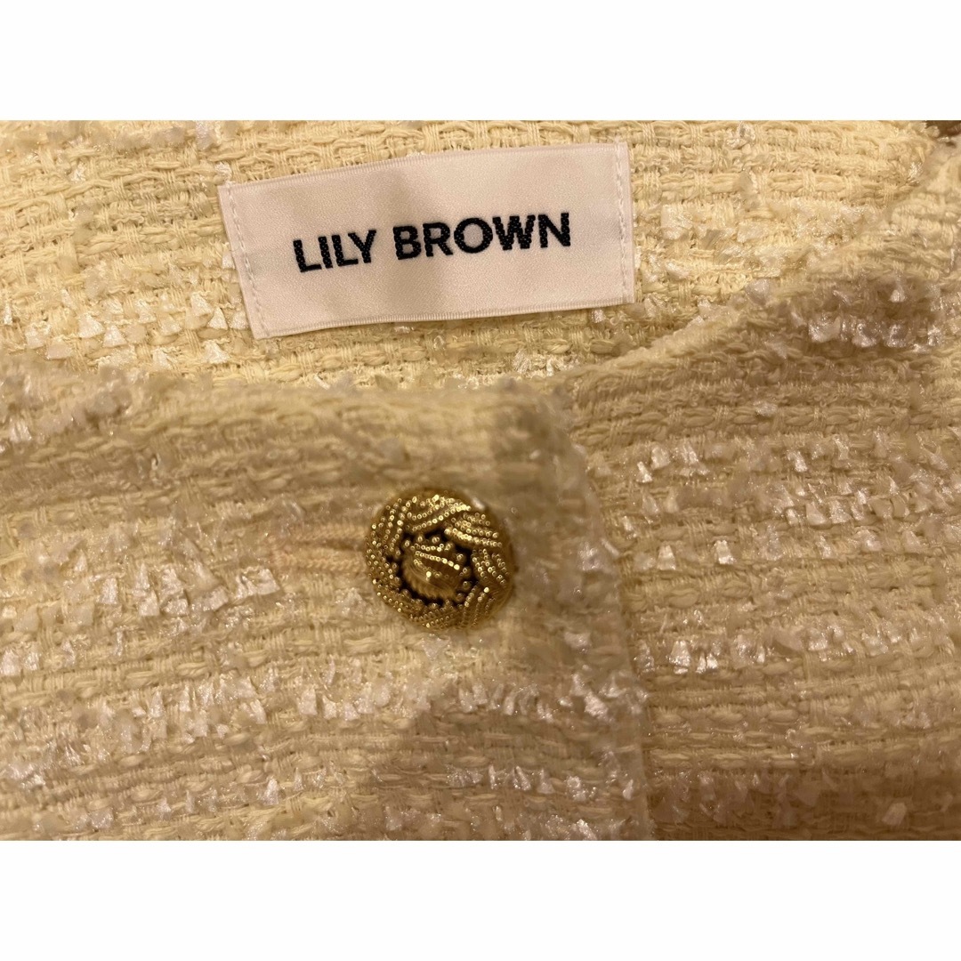 LILY BROWN スプリングツイードジャケット