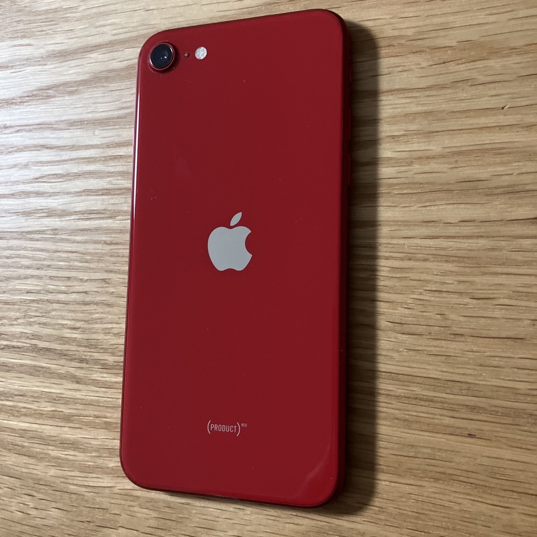 iPhone SE2 Red 64GB simフリー 美品スマートフォン本体