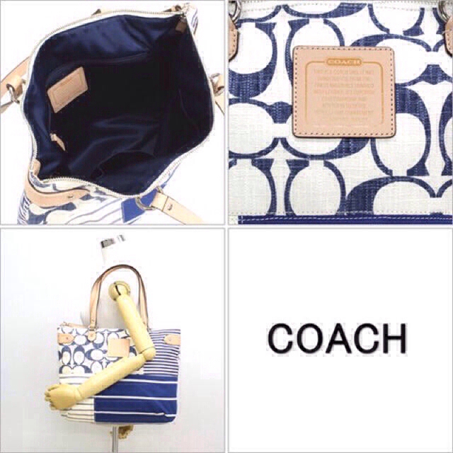 COACH - COACH マルチデニムバックトートの通販 by akarii.d.'s shop