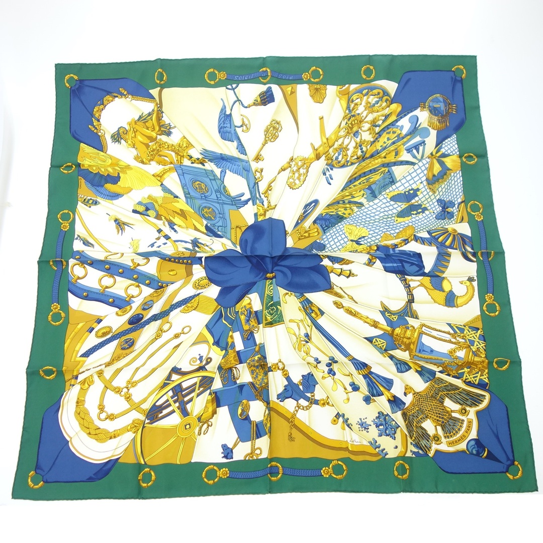 エルメス スカーフ カレ90 soleil de soie【AFI17】 新品在庫あり