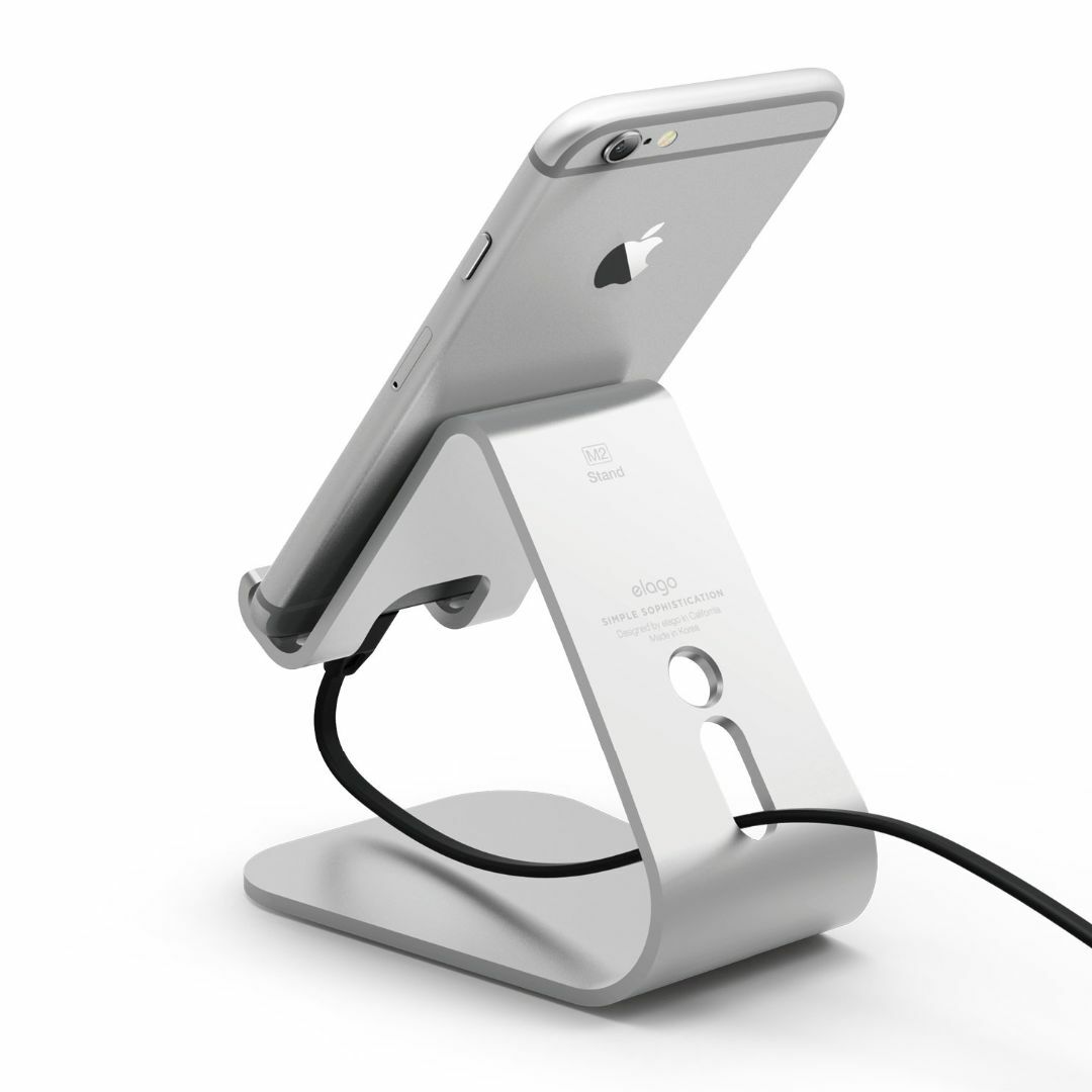 【色: シルバー】elago iPhone用デザインスタンド M2 Stand 7
