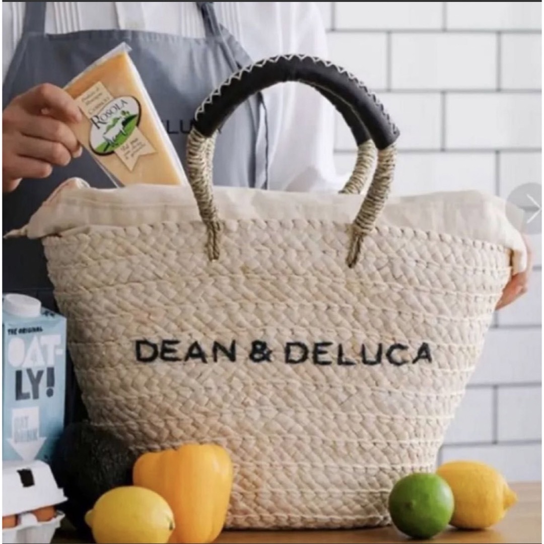 DEAN & DELUCA(ディーンアンドデルーカ)の【未使用品】DEAN&DELUCA  保冷カゴバッグ（大） レディースのバッグ(かごバッグ/ストローバッグ)の商品写真