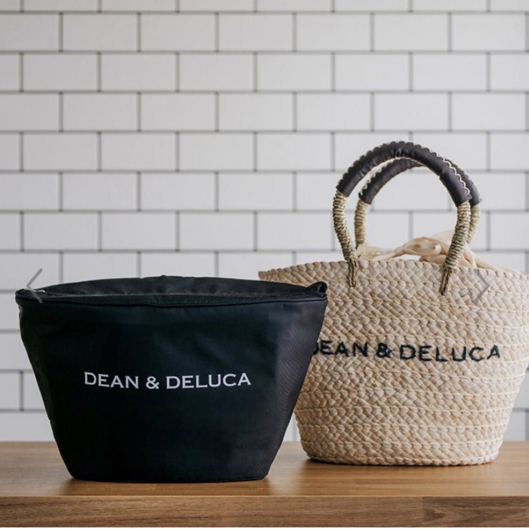 DEAN & DELUCA(ディーンアンドデルーカ)の【未使用品】DEAN&DELUCA  保冷カゴバッグ（大） レディースのバッグ(かごバッグ/ストローバッグ)の商品写真