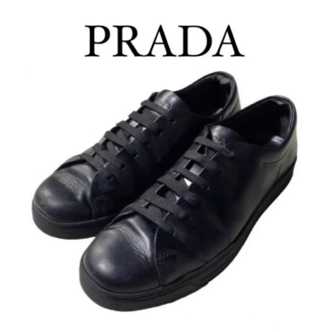 PRADA(プラダ)の【レア】PRADA 革靴 leather shoes メンズの靴/シューズ(スニーカー)の商品写真