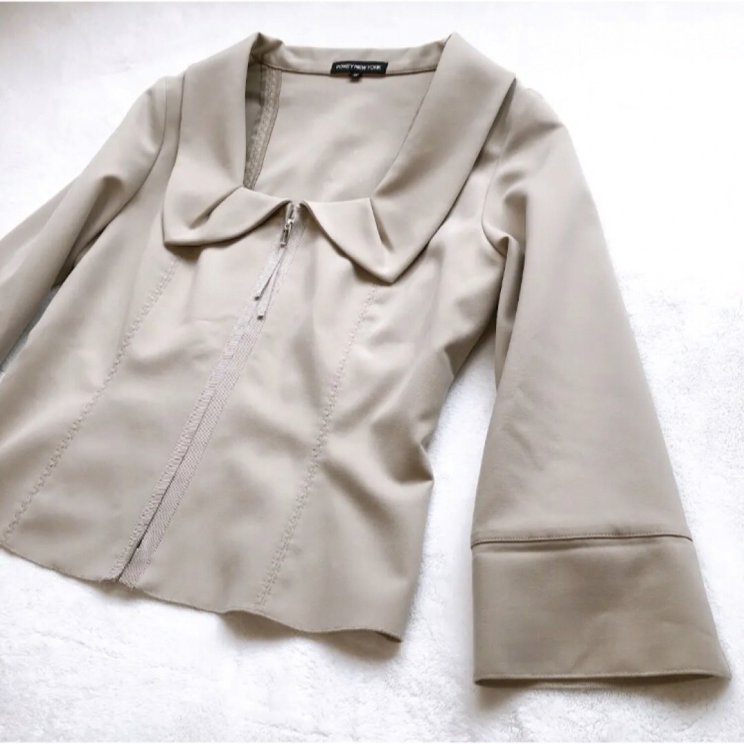 FOXEY NEW YORK - FOXEY フォクシー ジップ ブルゾン ジャケット 女優