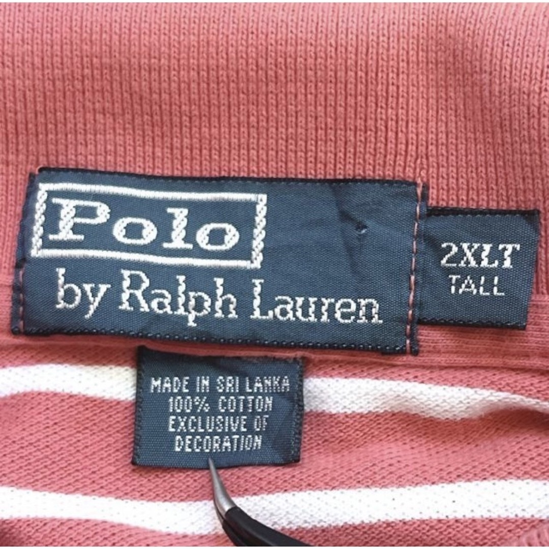 POLO RALPH LAUREN(ポロラルフローレン)の55n ポロラルフローレン 鹿の子 半袖ポロシャツ ポニー刺繍 2XLT メンズのトップス(ポロシャツ)の商品写真