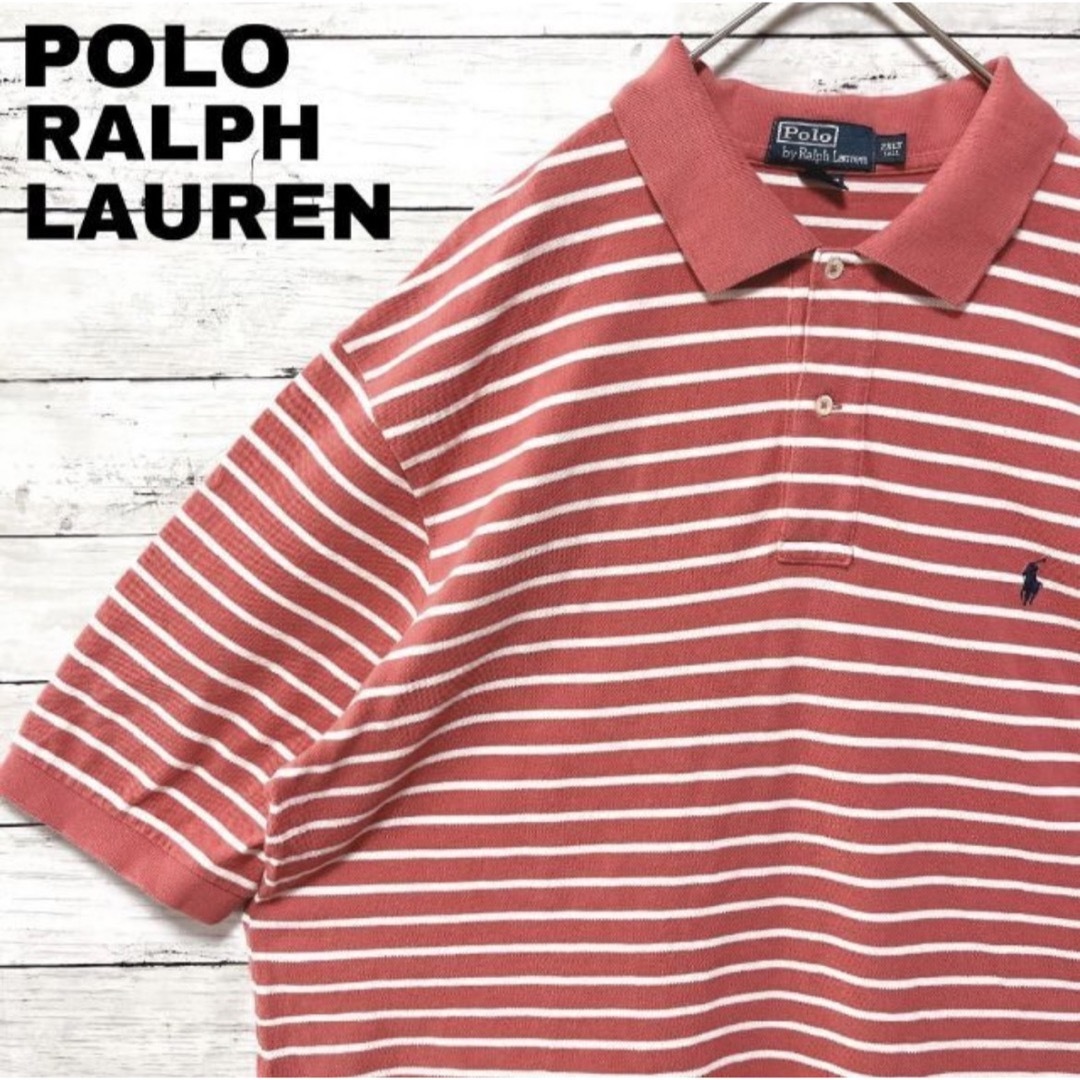 POLO RALPH LAUREN(ポロラルフローレン)の55n ポロラルフローレン 鹿の子 半袖ポロシャツ ポニー刺繍 2XLT メンズのトップス(ポロシャツ)の商品写真